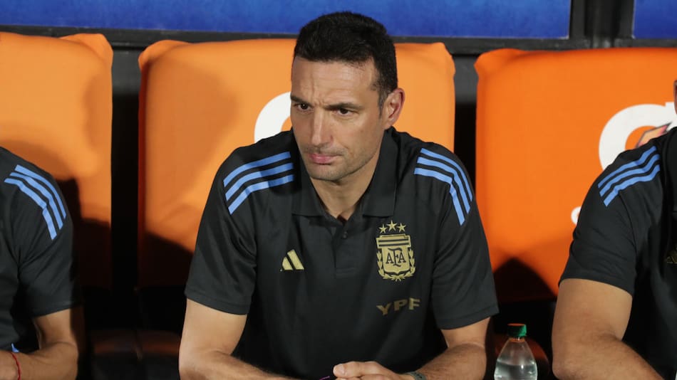 Lionel Scaloni, Uruguay vs Argentina. Foto: EFE/Raúl Martínez