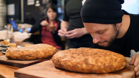Tortilla de papas en La Esquina del Antigourmet. Foto: Prensa