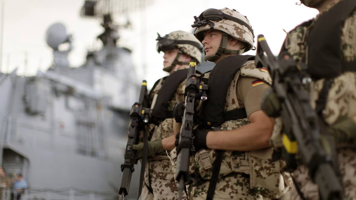 Soldados alemanes en Yibuti. Foto: Reuters/Hannibal Hanschke