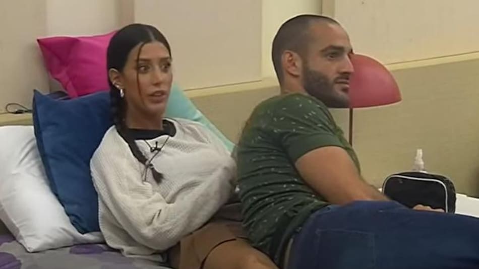 Juliana y Maxi de Gran Hermano. Foto: captura.
