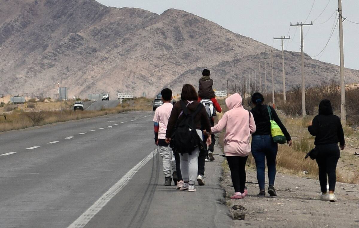 Migrantes; México-Estados Unidos. Foto: EFE