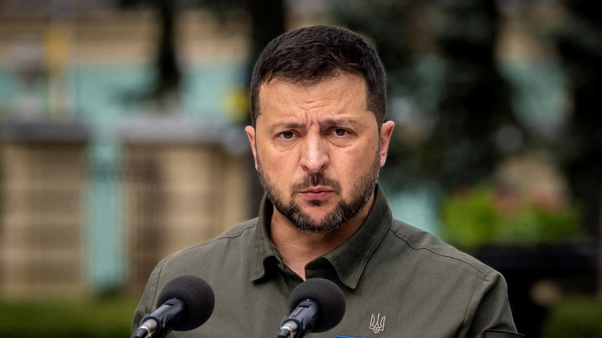 Volodimir Zelenski, presidente de Ucrania. Foto: Reuters.