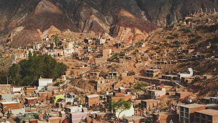 Cementerio de Maimará, Jujuy. Foto: Gobierno de Jujuy
