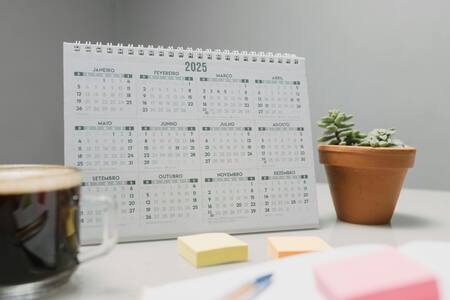 Calendario, feriado. Foto: Pexels.