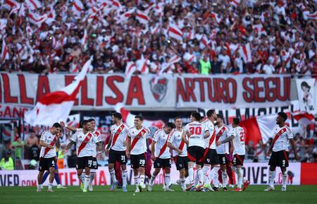 Gran victoria de River Plate. Foto: Reuters/Agustín Marcarian.