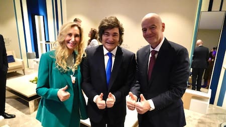 Javier Milei se reunió con Gianni Infantino en Davos: los detalles del encuentro