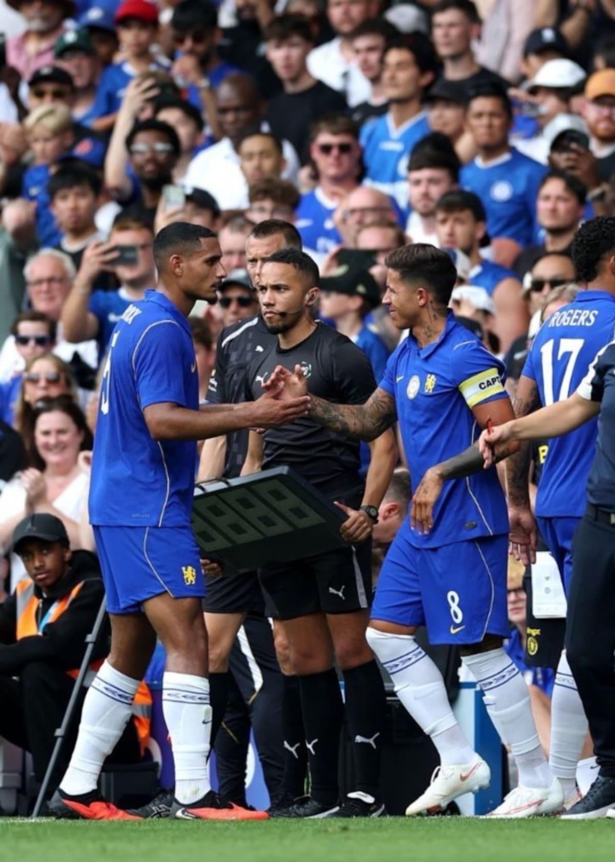 Enzo Fernández en el Chelsea.