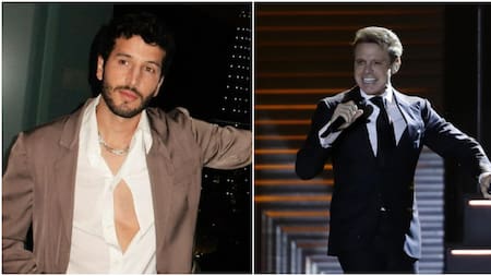 Sebastián Yatra y Luis Miguel. Fotos: Instagram - EFE.
