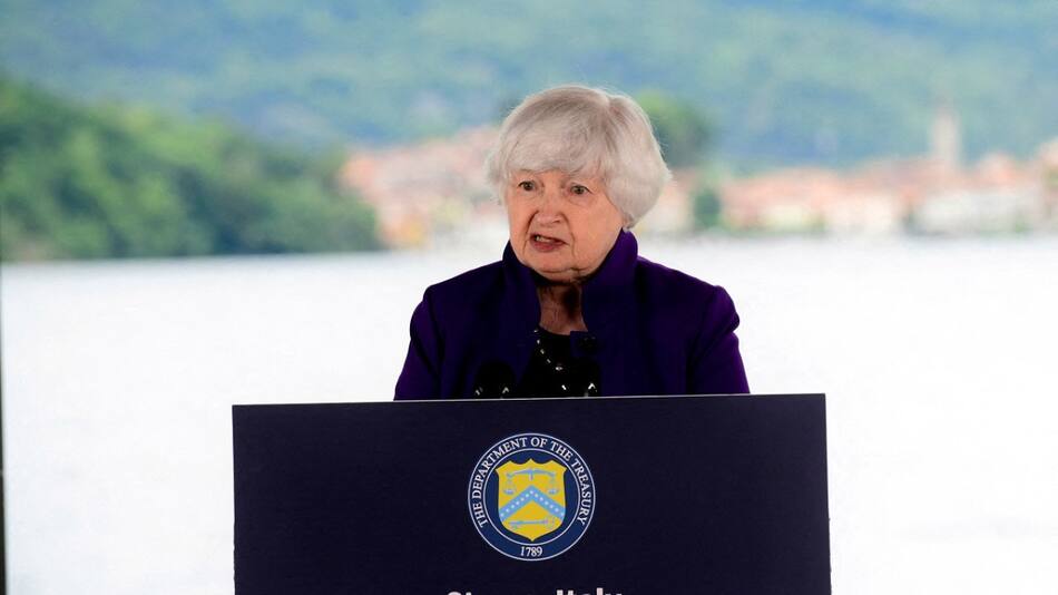 Janet Yellen, secretaria de Tesoro de Estados Unidos. Foto: Reuters.