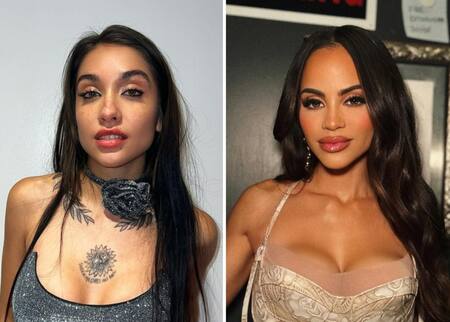 María Becerra y Natti Natasha. Foto: Instagrams.