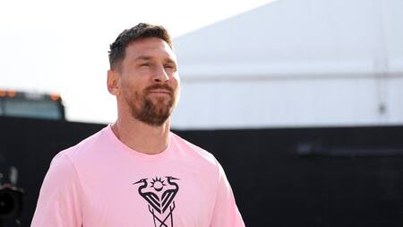 Lionel Messi, feliz en Miami. Foto: Reuters.