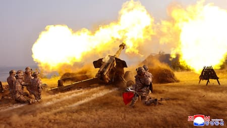 Corea del Norte suministra armas a Rusia. Foto: Reuters.