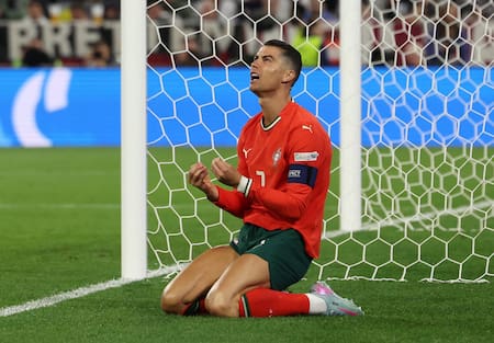 Cristiano Ronaldo en la UEFA Nations League. Foto: REUTERS.