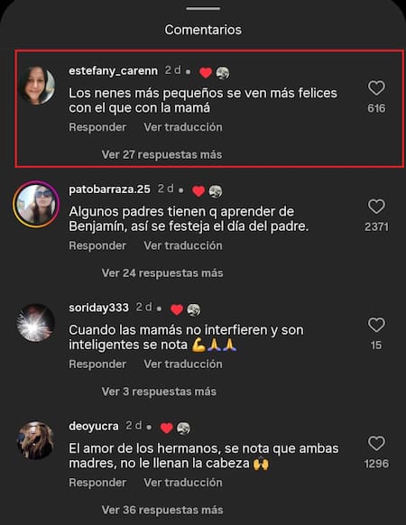 El polémico like de Benjamín Vicuña. Foto: Instagram.