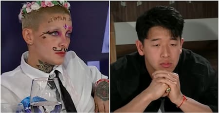 Furia y el Chino de Gran Hermano. Fotos: captura Telefe.