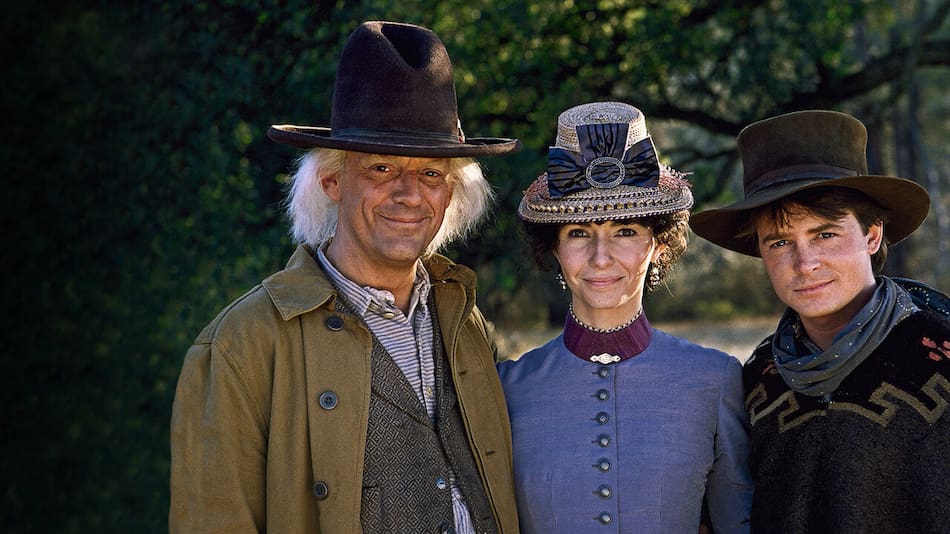 El elenco de "Volver al Futuro 3". Foto: Gentileza Netflix.