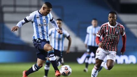 Racing frente a San Pablo, NA