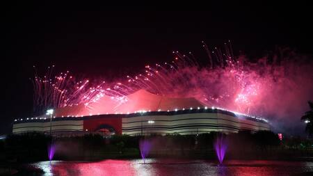 Fiesta inauguración del Mundial Qatar 2022. Foto: Reuters.