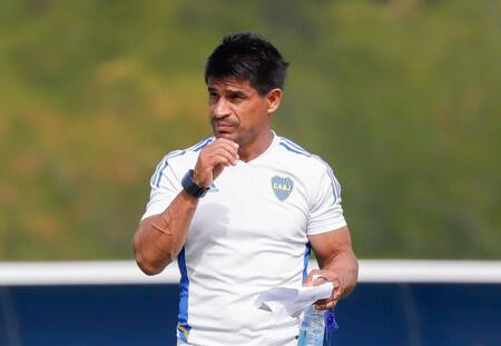 Hugo Ibarra, DT de Boca, NA