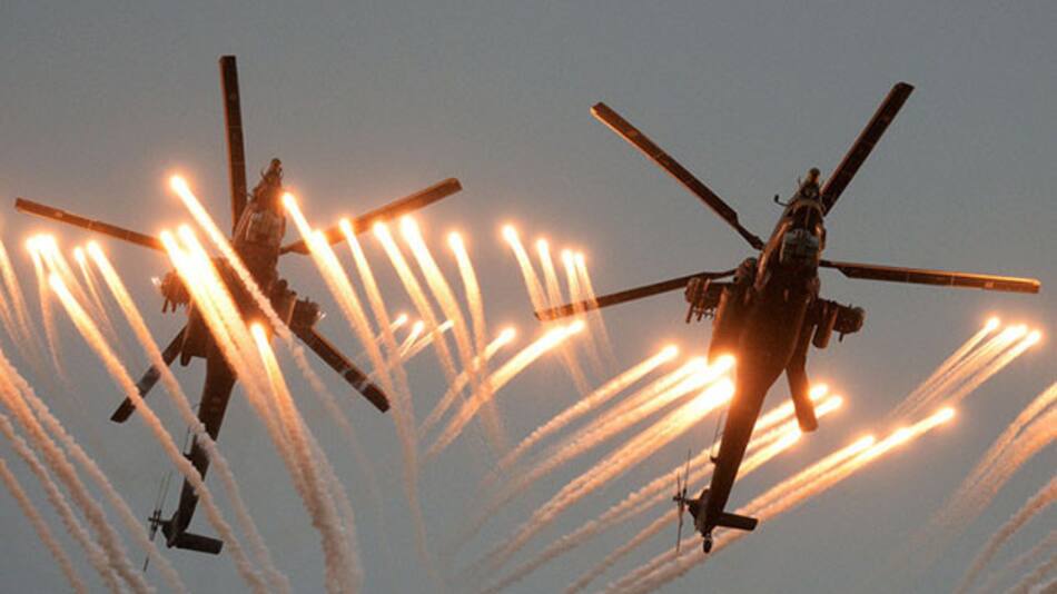 Aviones y helicópteros rusos