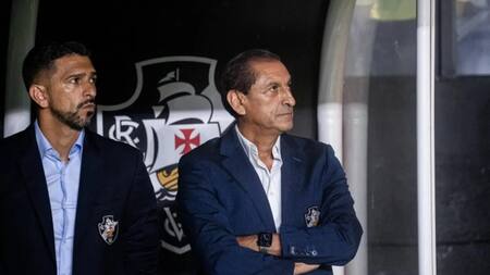 Ramón Díaz; Vasco da Gama. Foto: NA.