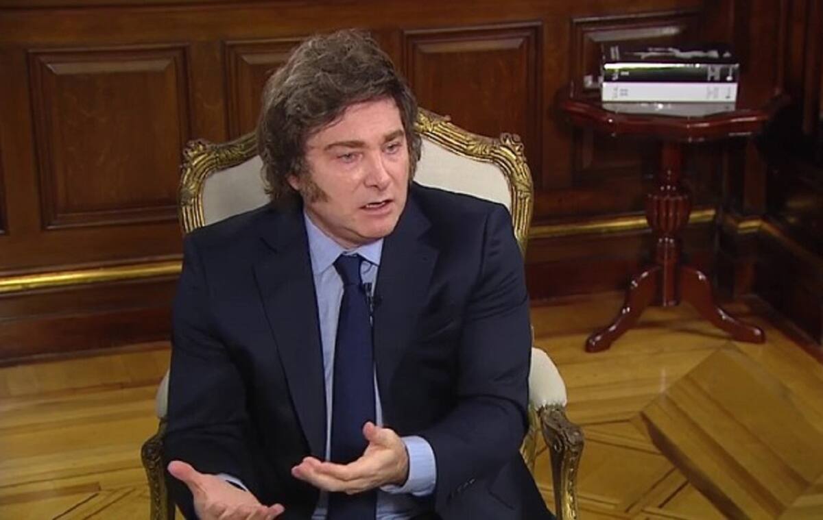 Javier Milei. Foto: captura de video
