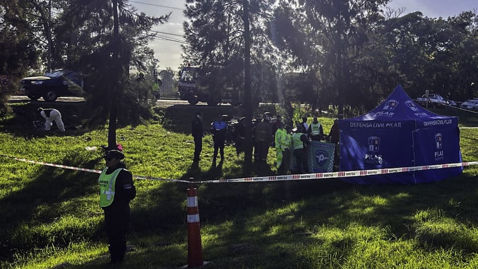 Choque y muerte en Panamericana. Foto: NA.