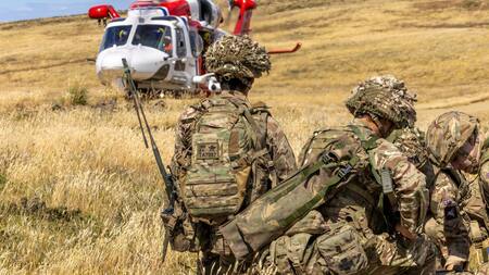 Militares británicos en las Islas Malvinas. Foto: Agenda Malvinas.