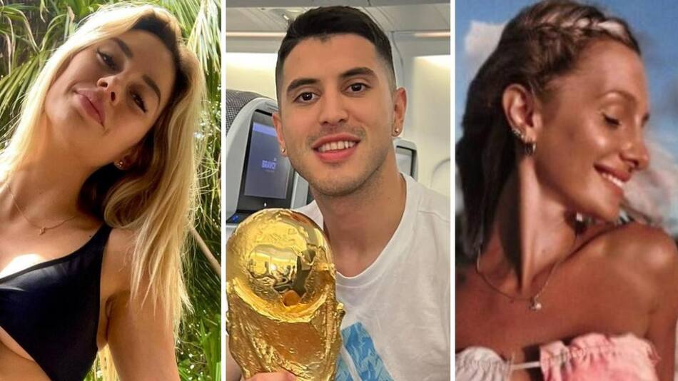 Yésica Frías, Exequiel Palacios y Rocío Hrabar. Foto: Instagrams.