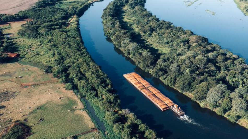 El otro país de Sudamérica que no tiene acceso al mar. Foto X @sergiomelzner