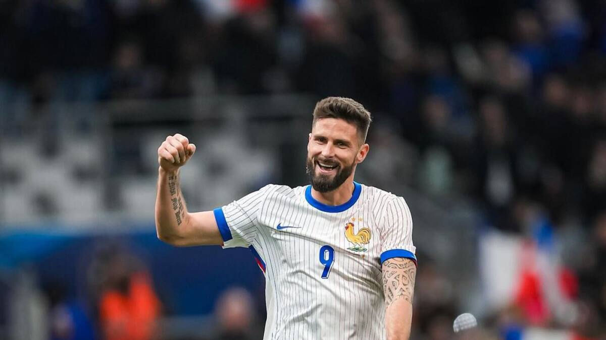 Olivier Giroud. Foto: Instagram.