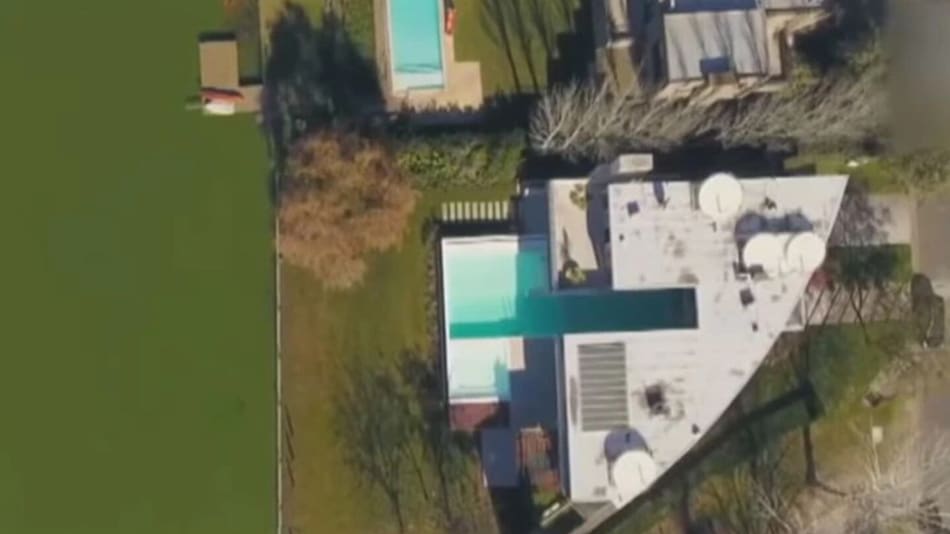 La exótica mansión de Wanda Nara. Foto: captura eltrece.