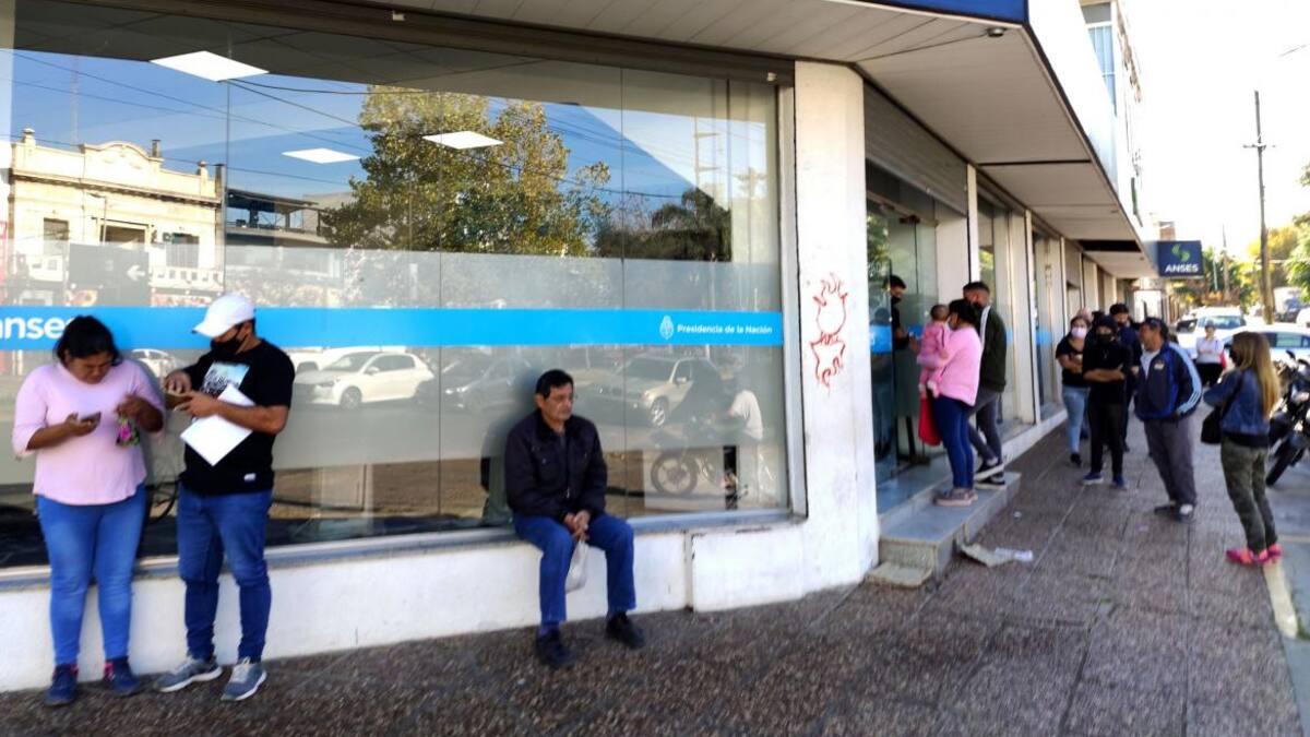 Oficinas del ANSES. Foto: NA.