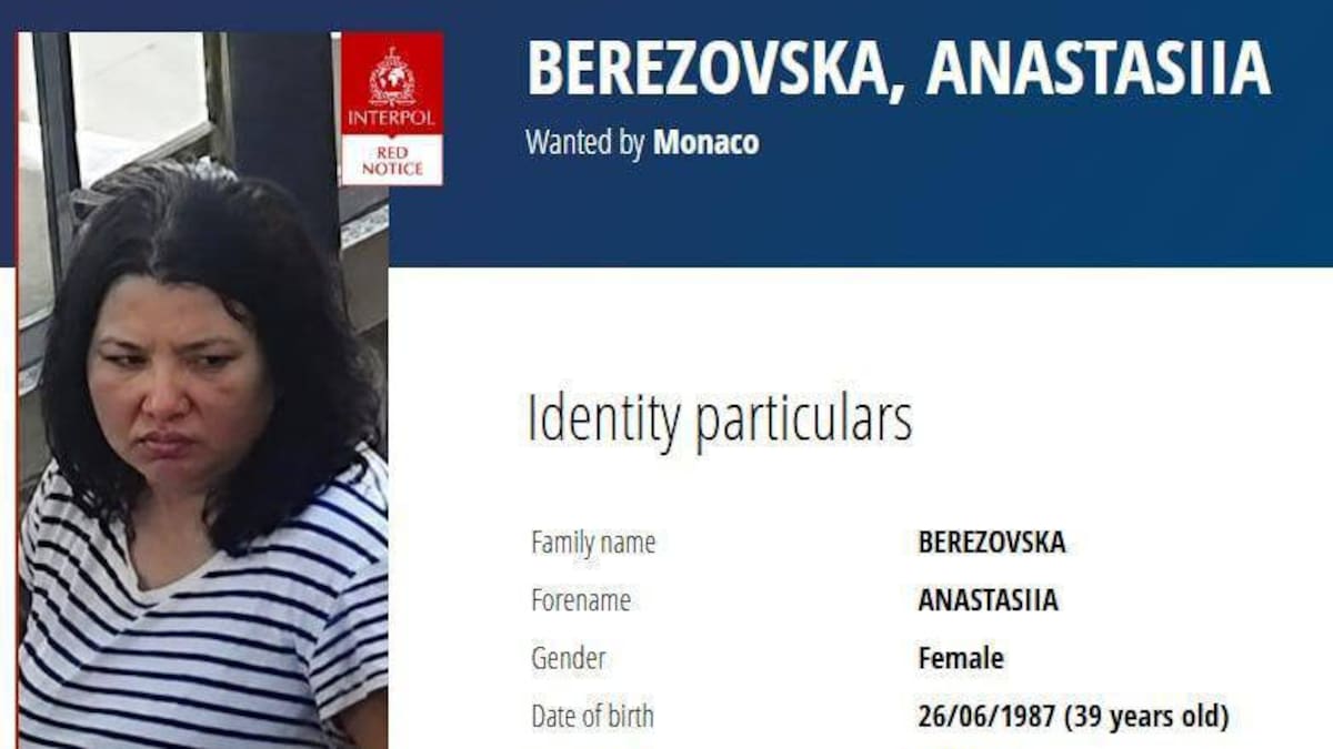 Ucraniana identificada como autora material del atentado en Monaco.