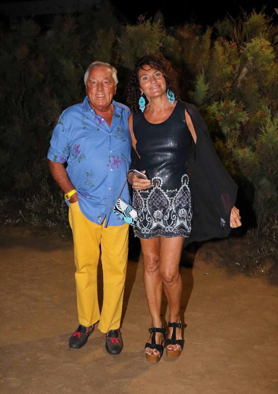 Fiesta de HSBC - Julio De Marco y su mujer Alejandra Stefani