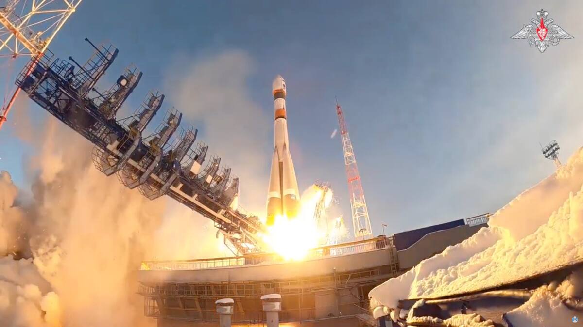 Satélite militar ruso. Foto: X.