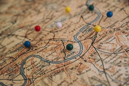 Mapa Inglaterra. Foto: Freepik