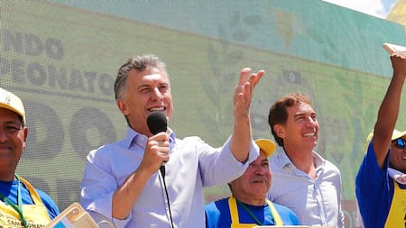 Mauricio Macri y Diego Santilli.
