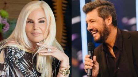 Susana Giménez y Marcelo Tinelli. Foto: NA.