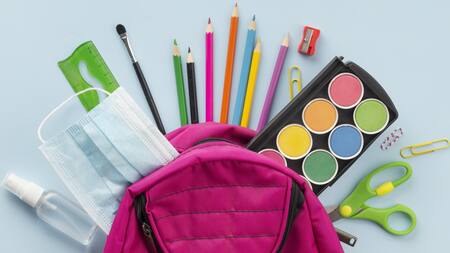Útiles escolares. Foto: Freepik