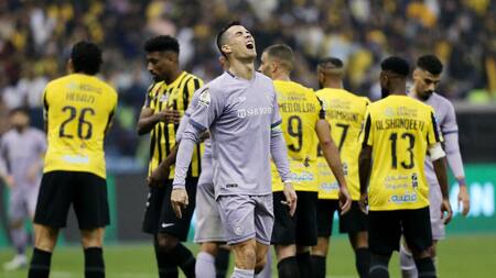 Cristiano Ronaldo vs. Al-Ittihad. Foto: Reuters.
