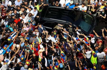 Marcha contra Maduro en Venezuela (Reuters)