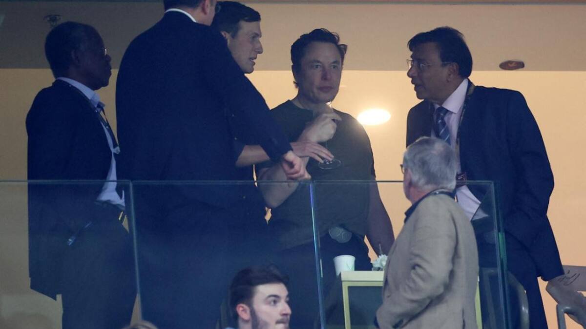 Elon Musk se enamoró del fútbol con la final argentina. Foto: Twitter.