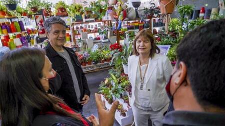El intendente de Vicente López, Jorge Macri, y la Presidente del PRO a nivel nacional, Patricia Bullrich, foto NA