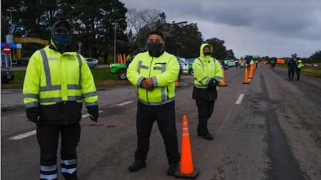 Retén de seguridad sanitaria en ruta 2 para acceso a Mar del Plata