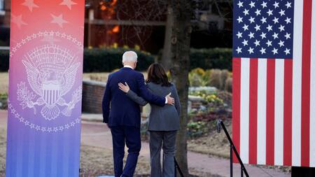 Joe Biden y Kamala Harris. Foto: Reuters.