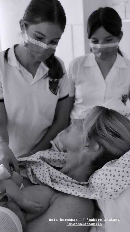 Indiana Cubero conoció a su hermano Cruz Urcera. Foto: Instagram.