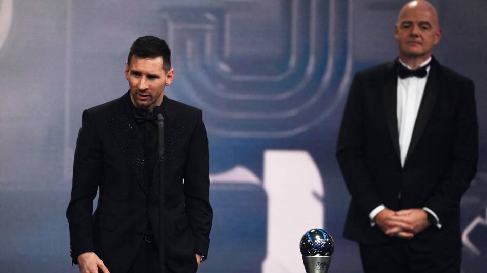 Lionel Messi, premios The Best. Foto: Télam