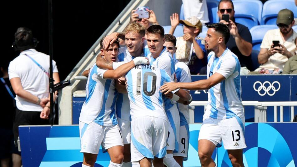 Selección Argentina Sub 23; Juegos Olímpicos París 2024. Foto: Reuters.