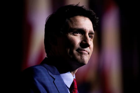 Justin Trudeau renunció tras ser el primer ministro de Canadá por 9 años. Foto: Reuters.